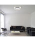 Lima Round Integrated LED Semi Flush Ceiling Light White LED Dimmable 3000-6000K Remote Control-10