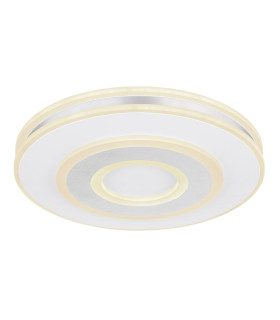 Maru Integrated LED Semi Flush Ceiling Light White LED Dimmable 2700-6000K Remote Control-1