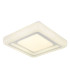 Marcia Square Decorative Flush Ceiling Light White LED 4000K-1
