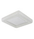 Marcia Square Decorative Flush Ceiling Light White LED 4000K-2
