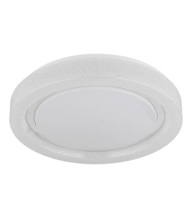 Marcia Round Decorative Flush Ceiling Light White LED 4000K-2