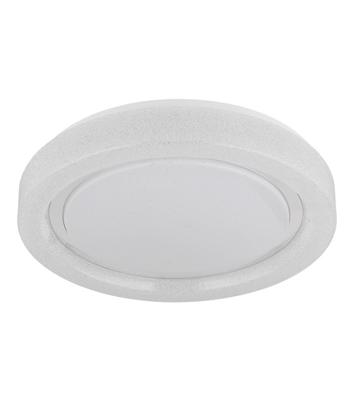 Marcia Round Decorative Flush Ceiling Light White LED 4000K-2