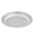 Abigail Decorative Flush Ceiling Light White Matt LED 3000K-2