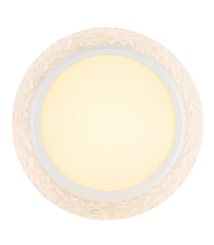 Abigail Decorative Flush Ceiling Light White Matt LED 3000K-3