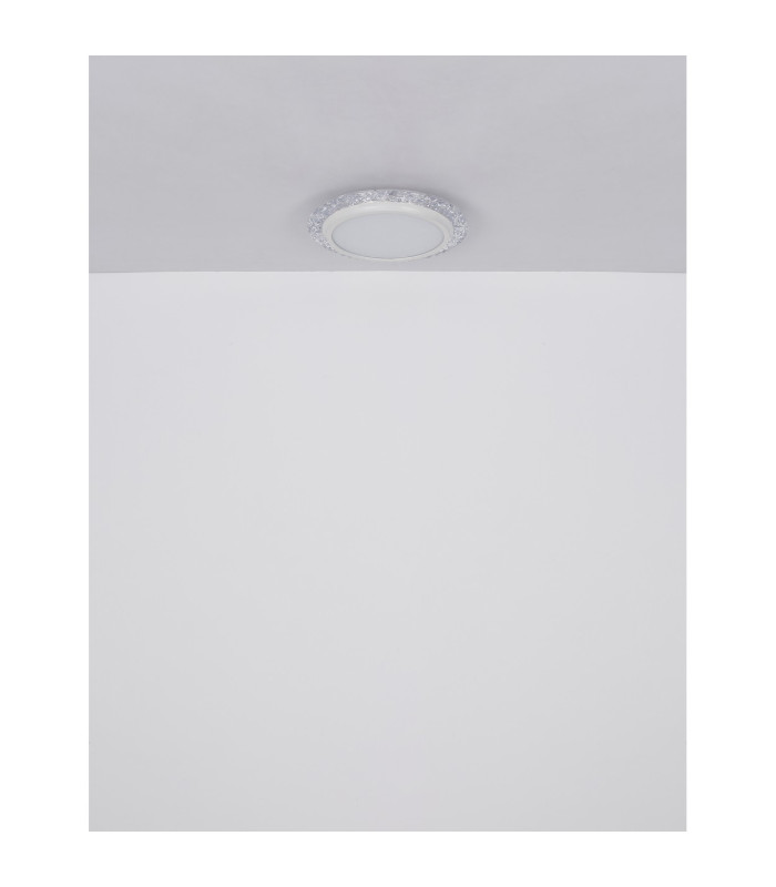 Abigail Decorative Flush Ceiling Light White Matt LED 3000K-7