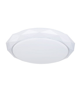 Andi Decorative Flush Ceiling Light White LED Dimmable 3000-6500K Remote Control-2