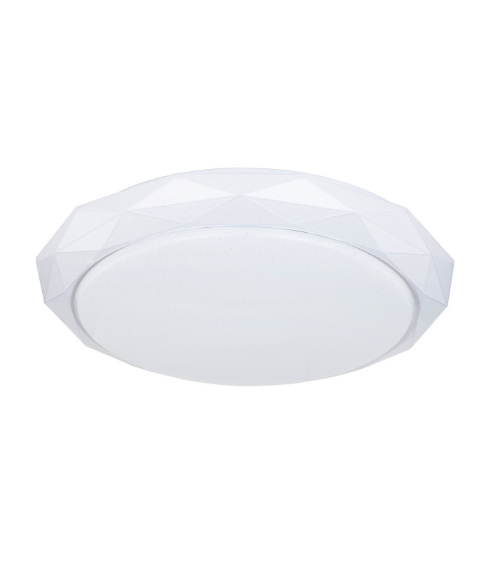 Andi Decorative Flush Ceiling Light White LED Dimmable 3000-6500K Remote Control-2
