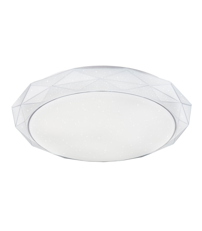 Andi Decorative Flush Ceiling Light White LED Dimmable 3000-6500K Remote Control-3
