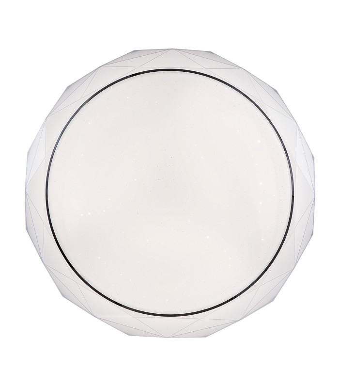 Andi Decorative Flush Ceiling Light White LED Dimmable 3000-6500K Remote Control-4