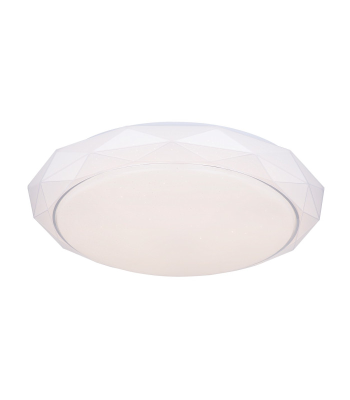 Andi Decorative Flush Ceiling Light White LED Dimmable 3000-6500K Remote Control-6