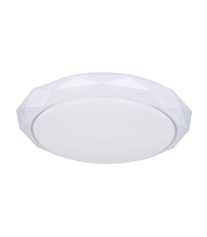 Andi Decorative Flush Ceiling Light White LED Dimmable 3000-6500K Remote Control-8