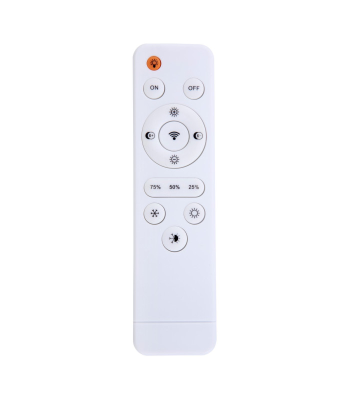 Andi Decorative Flush Ceiling Light White LED Dimmable 3000-6500K Remote Control-9
