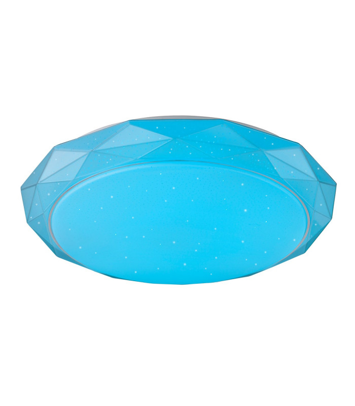 Andi Decorative Flush Ceiling Light White 1x RGB LED Dimmable 3000-6500K Remote Control-4