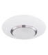 Candida Decorative Flush Ceiling Light White 1x RGBW LED Dimmable 3000K Remote Control-2