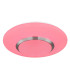 Candida Decorative Flush Ceiling Light White 1x RGBW LED Dimmable 3000K Remote Control-7