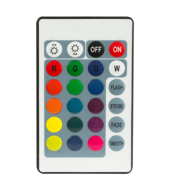 Candida Decorative Flush Ceiling Light White 1x RGBW LED Dimmable 3000K Remote Control-8