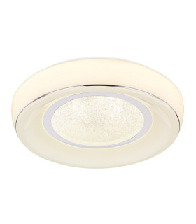 Mickey Decorative Flush Ceiling Light White LED Dimmable 2700-6500K Remote Control-1