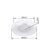 Mickey Decorative Flush Ceiling Light White LED Dimmable 2700-6500K Remote Control-9