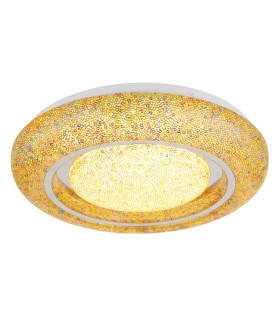 Rada Decorative Flush Ceiling Light White LED 3000K-1
