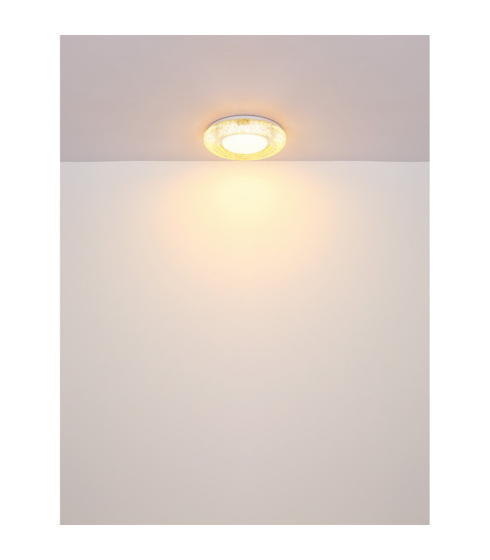 Rada Decorative Flush Ceiling Light White LED 3000K-5