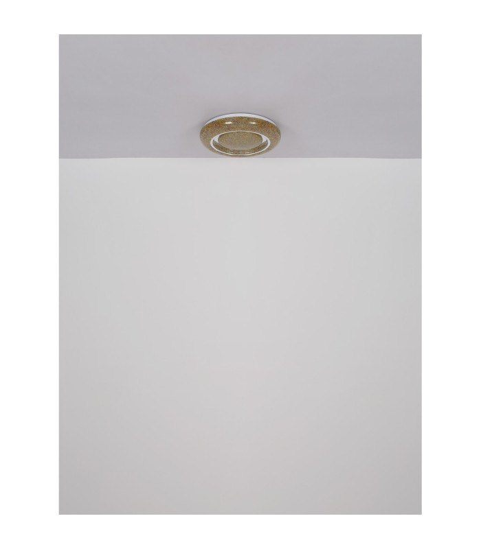 Rada Decorative Flush Ceiling Light White LED 3000K-6