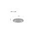 Rada Decorative Flush Ceiling Light White LED 3000K-8