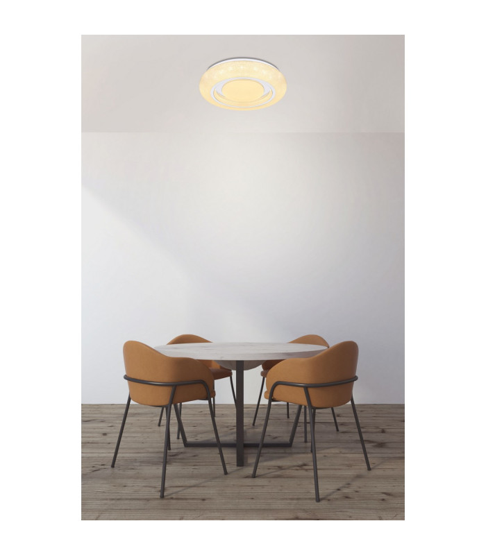 Rada Decorative Flush Ceiling Light White LED 2700-6500K-7