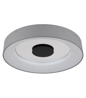 Terpsa Integrated LED Semi Flush Ceiling Light White Matt LED Dimmable 2700-6500K Remote Control-2