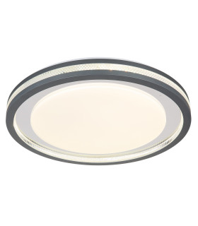 Terpsa Integrated LED Semi Flush Ceiling Light White Matt LED Dimmable 2700-6500K Remote Control Timer-1