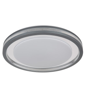 Terpsa Integrated LED Semi Flush Ceiling Light White Matt LED Dimmable 2700-6500K Remote Control Timer-2