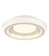 Sharper 40cm Integrated LED Semi Flush Ceiling Light White Matt LED 2700-6000K-1