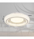 Sharper 40cm Integrated LED Semi Flush Ceiling Light White Matt LED 2700-6000K-10