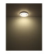 Sharper 50cm Integrated LED Semi Flush Ceiling Light White Matt LED 2700-6000K-6