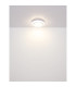 Sharper 50cm Integrated LED Semi Flush Ceiling Light White Matt LED 2700-6000K-7