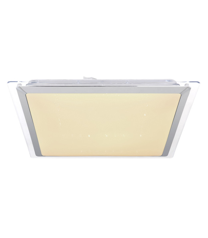 Rena Integrated LED Semi Flush Ceiling Light White LED Dimmable 3000-6000K Remote Control-3