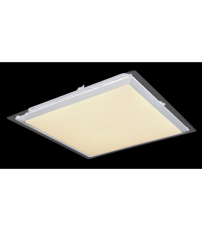 Rena Integrated LED Semi Flush Ceiling Light White LED Dimmable 3000-6000K Remote Control-6