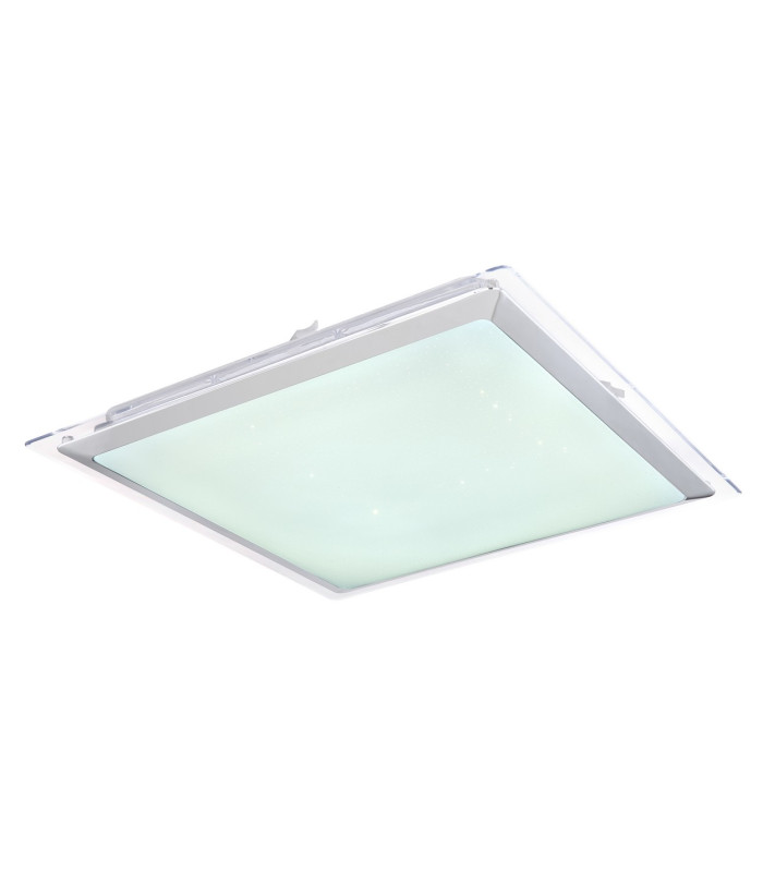 Rena Integrated LED Semi Flush Ceiling Light White LED Dimmable 3000-6000K Remote Control-9