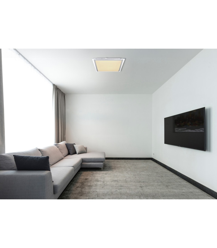 Rena Integrated LED Semi Flush Ceiling Light White LED Dimmable 3000-6000K-10