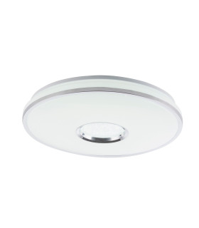 Rena Integrated LED Semi Flush Ceiling Light White LED Dimmable 3000-6500K Remote Control Timer-1