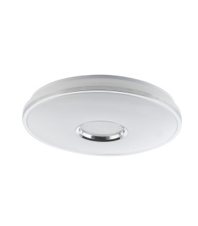 Rena Integrated LED Semi Flush Ceiling Light White LED Dimmable 3000-6500K Remote Control Timer-2