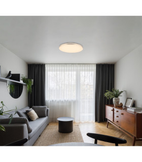 Pierre Integrated LED Semi Flush Ceiling Light White LED 3000K-2