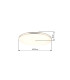 Pierre Integrated LED Semi Flush Ceiling Light White LED 3000K-4