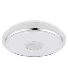 Dani Integrated LED Semi Flush Ceiling Light White LED Dimmable 2700-6500K Remote Control Timer-2