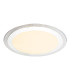 Nicole II Integrated LED Semi Flush Ceiling Light Chrome LED Dimmable 3000-6000K Remote Control-1