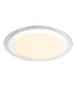 Nicole II Integrated LED Semi Flush Ceiling Light Chrome LED Dimmable 3000-6000K Remote Control-6