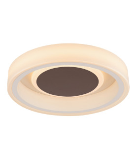 Goffi 35cm Integrated LED Semi Flush Ceiling Light White LED 3000K-1