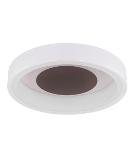 Goffi 35cm Integrated LED Semi Flush Ceiling Light White LED 3000K-2