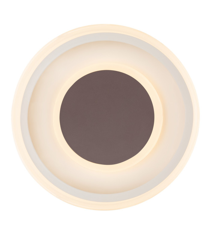 Goffi 35cm Integrated LED Semi Flush Ceiling Light White LED 3000K-3