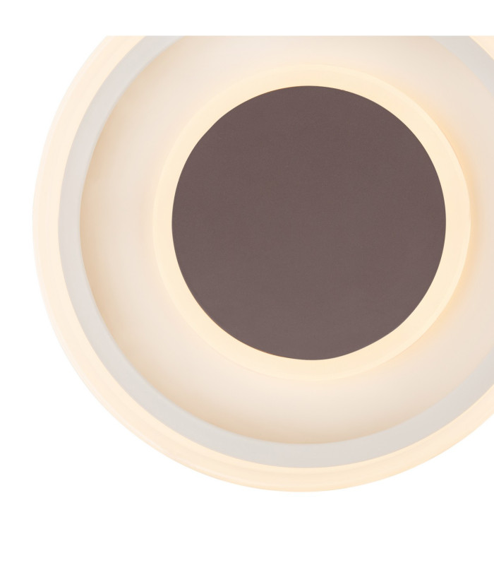 Goffi 35cm Integrated LED Semi Flush Ceiling Light White LED 3000K-4