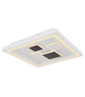 Nolo Integrated LED Semi Flush Ceiling Light White LED Dimmable 3000-6000K Remote Control Timer Tuya Smart-1
